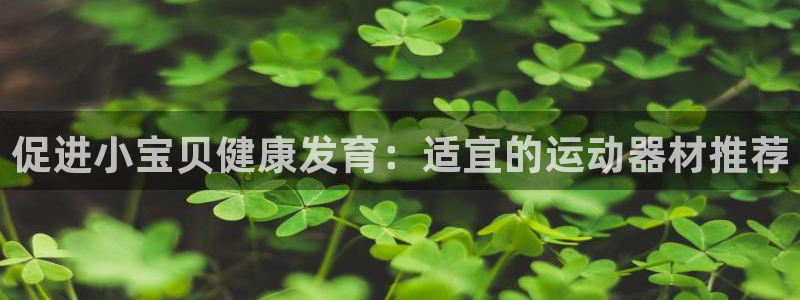 意昂体育3注册：促进小宝贝健康发育：适宜的运动器材推